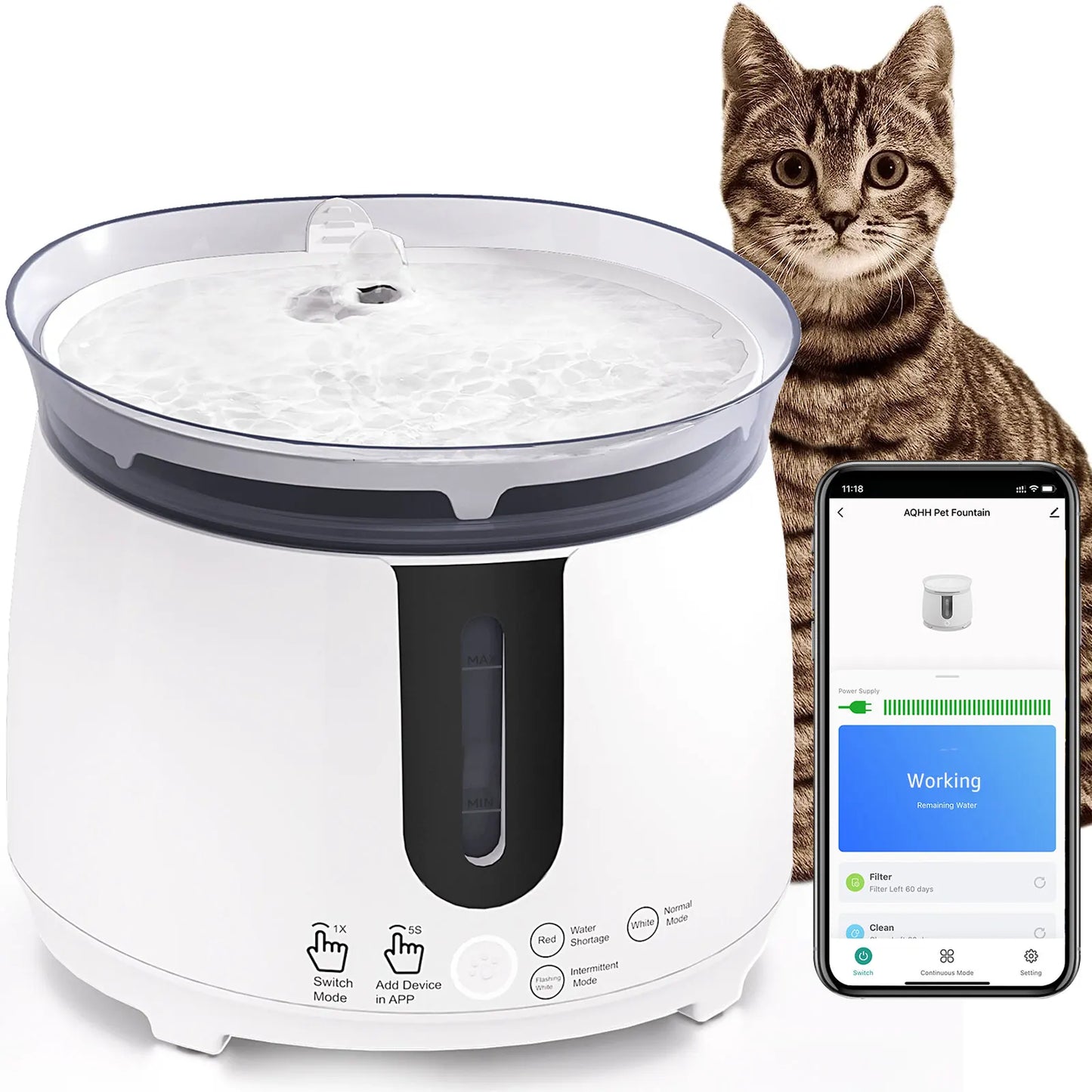 Hydrate & Care™ – Smart Wasserspender mit App-Steuerung